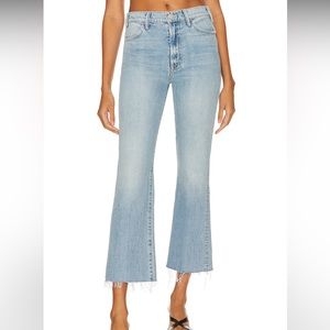 NWT MOTHER SUPERIOR The Hustler Ankle Fray Jeans in Home On The Range